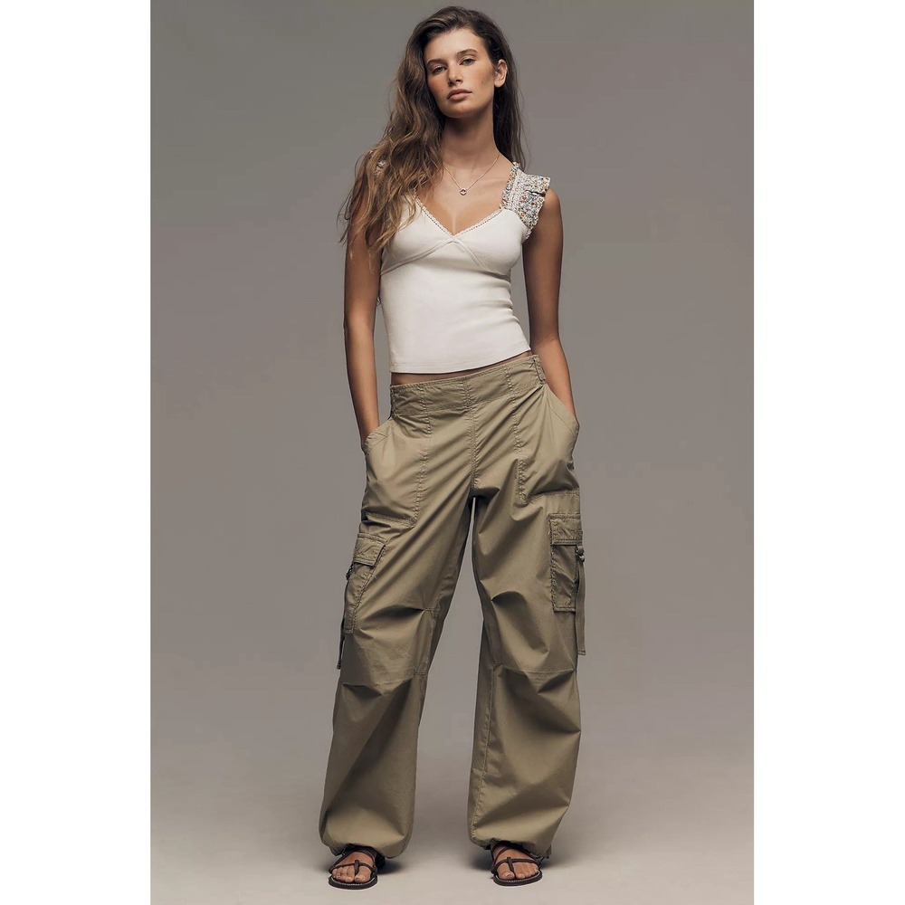 By Anthropologie Utility Parachute Pants MSRP $138 NWT SIZE S